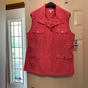 Confetti Pink Charter Club Vest new with tags